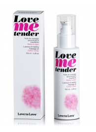Съедобное согревающее массажное масло Love Me Tender Cotton Candy с ароматом сладкой ваты - 100 мл. - Love to Love - купить с доставкой в Ангарске