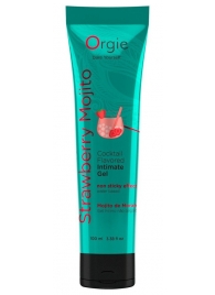 Съедобный интимный гель Orgie Lube Tube Cocktail Strawberry Mojito - 100 мл. - ORGIE - купить с доставкой в Ангарске