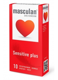 Презервативы Masculan Sensitive plus - 10 шт. - Masculan - купить с доставкой в Ангарске