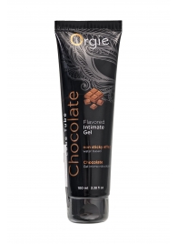 Интимный гель на водной основе Lube Tube Chocolate с шоколадным вкусом - 100 мл. - ORGIE - купить с доставкой в Ангарске