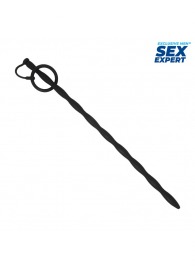 Черный стимулятор уретры Sex Expert - Sex Expert - купить с доставкой в Ангарске