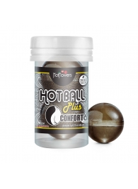 Анальный лубрикант на масляной основе Hot Ball Plus Conforto (2 шарика по 3 гр.) - HotFlowers - купить с доставкой в Ангарске