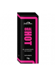 Гель для оральных ласк Oral Hot с согревающим эффектом - 15 гр. - HotFlowers - купить с доставкой в Ангарске