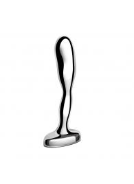 Стальной стимулятор простаты Stainless Steel Prostate Plug - 11,5 см. - b-Vibe - в Ангарске купить с доставкой