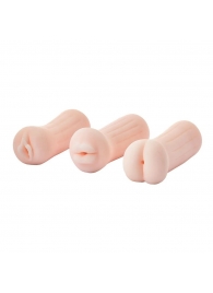 Набор из 3 мастурбаторов The Girl Next Door Tina - Dream Toys - в Ангарске купить с доставкой