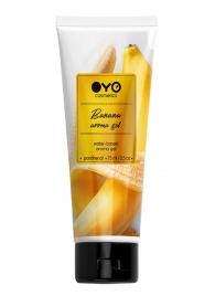 Лубрикант на водной основе OYO Aroma Gel Banana с ароматом банана - 75 мл. - OYO - купить с доставкой в Ангарске