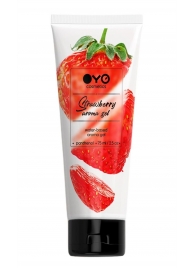 Лубрикант на водной основе OYO Aroma Gel Strawberry с ароматом клубники - 75 мл. - OYO - купить с доставкой в Ангарске