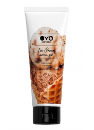 Лубрикант на водной основе OYO Aroma Gel Ice Cream с ароматом пломбира - 75 мл. - OYO - купить с доставкой в Ангарске