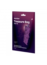 Фиолетовый мешочек для хранения игрушек Treasure Bag XL - Satisfyer - купить с доставкой в Ангарске