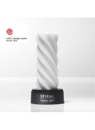 Белый 3D мастурбатор SPIRAL - Tenga - в Ангарске купить с доставкой