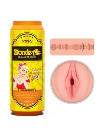 Телесный мастурбатор-вагина Pleasure Brew Masturbator-Blond Ale в банке - Lovetoy - в Ангарске купить с доставкой