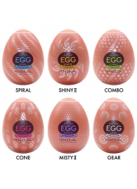 Набор из 6 мастурбаторов-яиц Tenga Egg Variety Pack V - Tenga - в Ангарске купить с доставкой