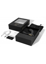 Чёрный перезаряжаемый стимулятор простаты Bruno Black - Lelo - в Ангарске купить с доставкой