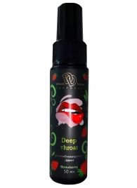 Спрей для горла Deep Throat с десенсибилизирующим эффектом и вкусом клубники - 50 мл. - БиоМед - купить с доставкой в Ангарске