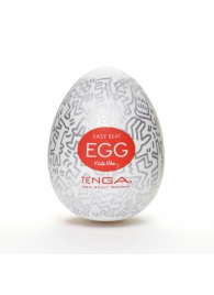 Мастурбатор-яйцо Keith Haring EGG PARTY - Tenga - в Ангарске купить с доставкой