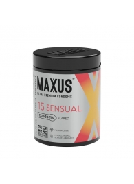 Анатомические презервативы MAXUS Sensual - 15 шт. - Maxus - купить с доставкой в Ангарске