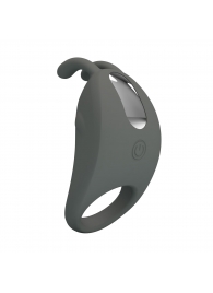 Серое эрекционное кольцо с вибрацией Master Ring - Baile - в Ангарске купить с доставкой