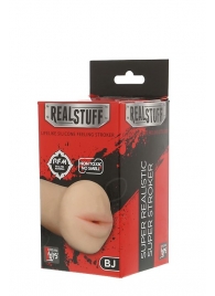 Нежный мастурбатор-ротик REALSTUFF 5INCH MASTURBATOR BJ - Dream Toys - в Ангарске купить с доставкой