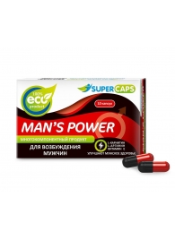 Возбуждающее средство Man’s power - 10 капсул (+1 в подарок) - SuperCaps - купить с доставкой в Ангарске