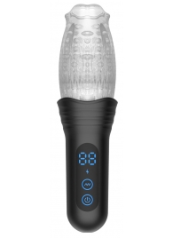 Автоматический мастурбатор Oral Sex Masturbator с функциями ротации, вибрации и фрикций - Secwell - в Ангарске купить с доставкой