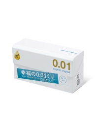 Увлажнённые презервативы Sagami Original 0.01 Extra Lub - 12 шт. - Sagami - купить с доставкой в Ангарске