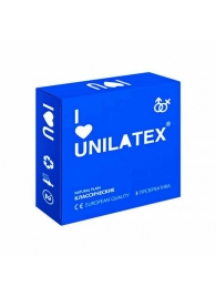 Классические презервативы Unilatex Natural Plain - 3 шт. - Unilatex - купить с доставкой в Ангарске