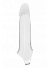 Прозрачная насадка-удлинитель 7.6’’ Extender With Ball Strap - 20,5 см. - Dream Toys - в Ангарске купить с доставкой
