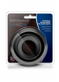 Черный уплотнитель на вакуумную помпу Replacement Pump Sleeve - Blush Novelties - в Ангарске купить с доставкой