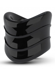 Черное эрекционное кольцо на мошонку Beef Ball Stretcher Snug X Long - Blush Novelties - в Ангарске купить с доставкой