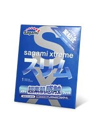 Презерватив Sagami Xtreme FEEL FIT 3D - 1 шт. - Sagami - купить с доставкой в Ангарске