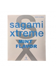 Презерватив Sagami Xtreme Mint с ароматом мяты - 1 шт. - Sagami - купить с доставкой в Ангарске