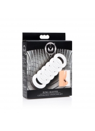 Комплект из 6 прозрачных эрекционных колец Ring Master Custom Ball Stretcher Kit - XR Brands - в Ангарске купить с доставкой