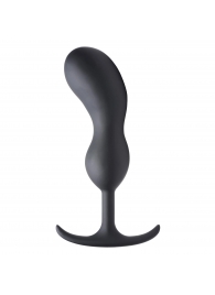 Черный массажер простаты с утяжелителями Premium Silicone Weighted Prostate Plug XL - 20,8 см. - XR Brands - в Ангарске купить с доставкой