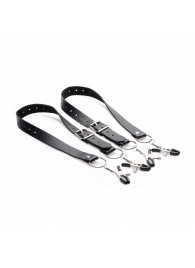 Ремни с зажимами для половых губ Spread Labia Spreader Straps with Clamps - XR Brands - купить с доставкой в Ангарске