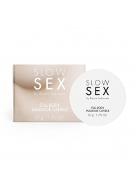 Массажная свеча для всего тела Slow Sex - 50 гр. - Bijoux Indiscrets - купить с доставкой в Ангарске