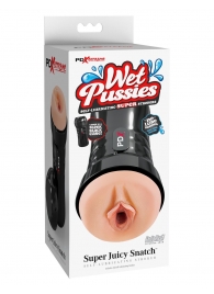 Мастурбатор-вагина в колбе Super Juicy Snatch - Pipedream - в Ангарске купить с доставкой