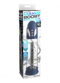Синяя вакуумная автоматическая помпа Max Boost Pro Flow - Pipedream - в Ангарске купить с доставкой