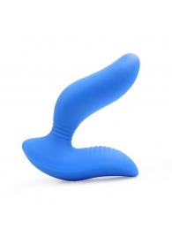 Синий вибромассажер простаты 3,5’’ Curve P-spot Massager - 12 см. - Erokay - в Ангарске купить с доставкой