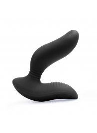 Черный вибромассажер простаты 3,5’’ Curve P-spot Massager - 12 см. - Erokay - в Ангарске купить с доставкой