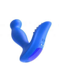 Синий вибромассажер простаты 3,5’’ Remote Control P-spot Massager - 12,5 см. - Erokay - в Ангарске купить с доставкой