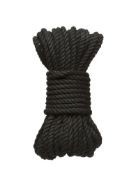 Черная верёвка для связывания и фиксации Bind Tie - 9,14 м. - Doc Johnson - купить с доставкой в Ангарске
