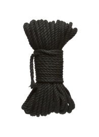 Черная верёвка для связывания и фиксации Bind Tie - 15,24 м. - Doc Johnson - купить с доставкой в Ангарске