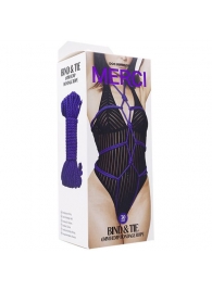 Фиолетовая верёвка для связывания и фиксации Bind Tie - 9,14 м. - Doc Johnson - купить с доставкой в Ангарске