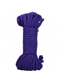 Фиолетовая верёвка для связывания и фиксации Bind Tie - 9,14 м. - Doc Johnson - купить с доставкой в Ангарске