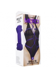 Фиолетовая верёвка для связывания и фиксации Bind Tie - 15,24 м. - Doc Johnson - купить с доставкой в Ангарске