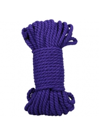 Фиолетовая верёвка для связывания и фиксации Bind Tie - 15,24 м. - Doc Johnson - купить с доставкой в Ангарске