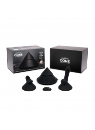 Конусный вибромассажер Cowgirl Cone с 2 насадками - CowGirl - купить с доставкой в Ангарске
