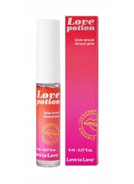 Возбуждающий блеск для губ Love Potion - 8 мл. - Love to Love - купить с доставкой в Ангарске