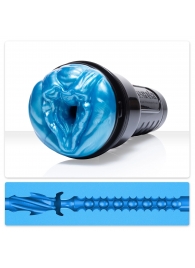 Мастурбатор-вагина Fleshlight Freaks Alien Blue Metallic - Fleshlight - в Ангарске купить с доставкой