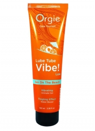 Гель с эффектом вибрации Lube Tube Vibe Low Sex On The Beach - 100 мл. - ORGIE - купить с доставкой в Ангарске